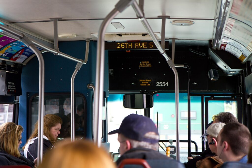 Next Stop, Unannounced: Audio and Visual Information on Buses